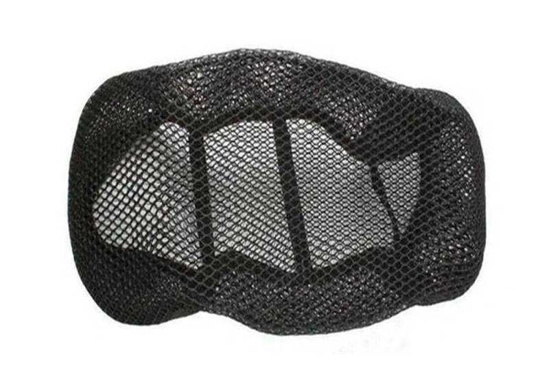 Motorrad-Sitzbezug 1x Motorrad Atmungsaktiv Sitz Abdeckung Motor Bike Mesh Sitz Abdeckung 3D Net Protector Schwarz Pads Zubehör von RNKJFJGW