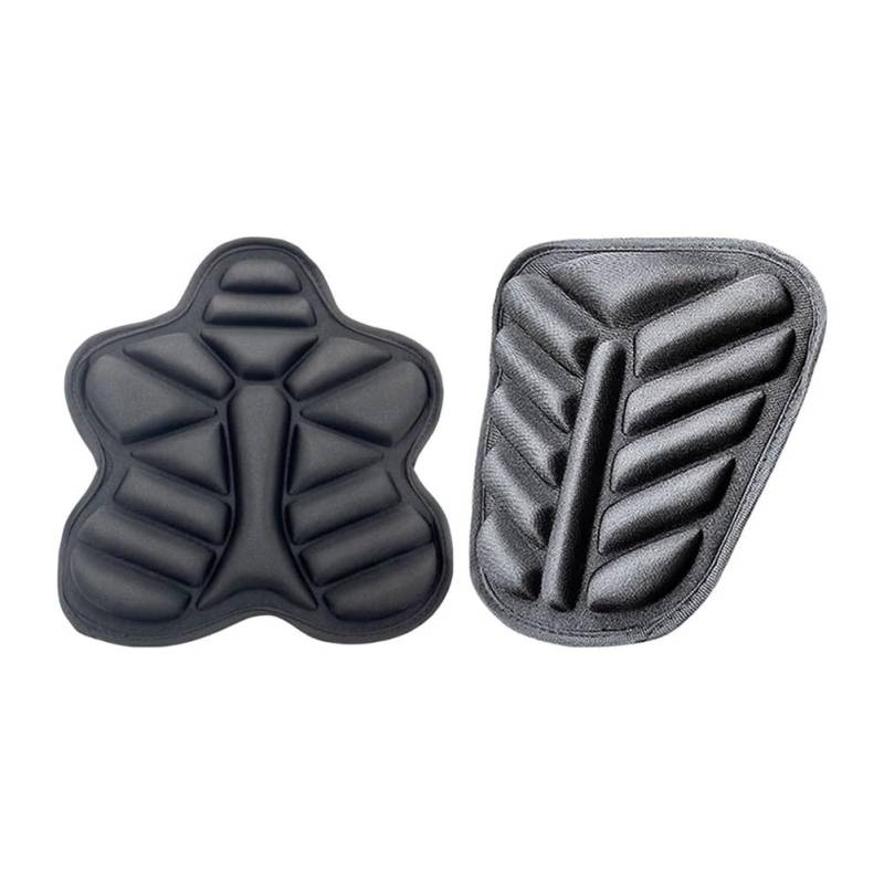 Motorrad-Sitzbezug 2Pcs 3D Motorrad Sitz Pad Komfort Kissen Atmungsaktiv Stoßdämpfende Bike Sitz Pad Absorbieren Sitz Abdeckung Für Mountain von RNKJFJGW