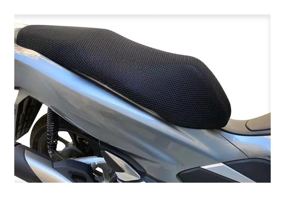 Motorrad-Sitzbezug Motorrad 3D Mesh Sitzbezug Für Hon&da PCX 125 150 160 PCX125 PCX150 PCX160 Anti-Rutsch Atmungsaktives Isolationsnetz Sitzkissen von RNKJFJGW