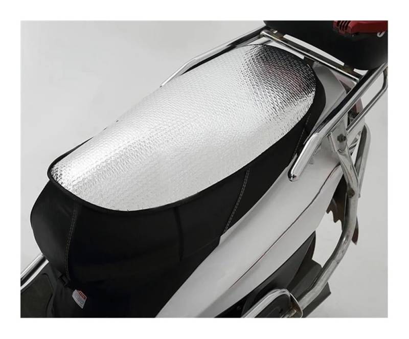 Motorrad-Sitzbezug Motorrad Anti-Rutsch 3D Mesh Stoff Sitzbezug Wasserdichtes Kissen 60 * 32cm von RNKJFJGW