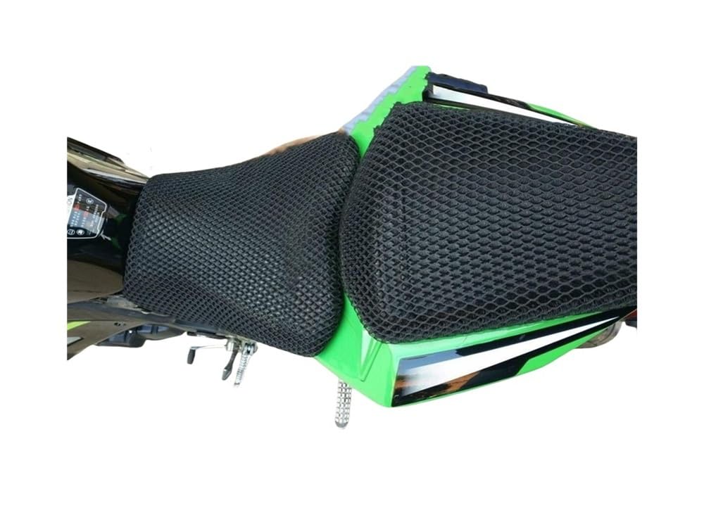 Motorrad-Sitzbezug Motorrad Kühlen Sitz Abdeckung Kissen Schützen Sonnencreme Verhindern Sich Aalen Sonne Pad wasserdichte Mesh Für Kawasaki ZX-6R ZX6R ZX 6R von RNKJFJGW