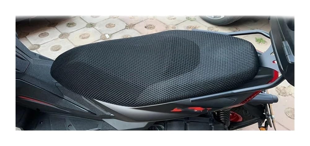 Motorrad-Sitzbezug Motorrad-Sitzkissenbezug, Mesh-Waben-Sonnenschutz, rutschfest, 3D-atmungsaktiv, Sitzbezug Für Aprilia SR GT 125 SR GT 125 Sport von RNKJFJGW