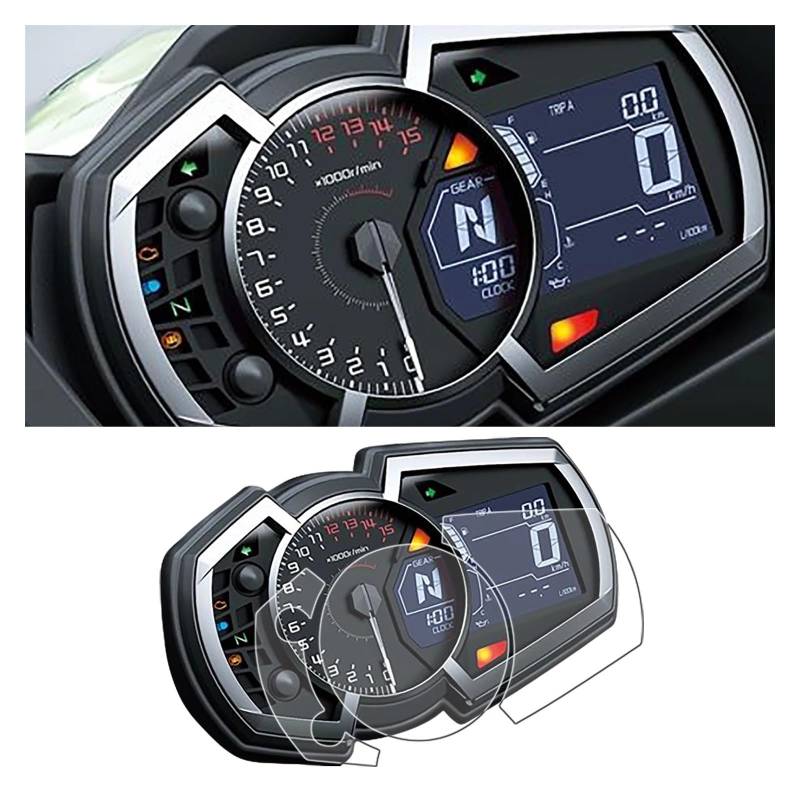 Tacho-Schutzfolie Für Kawa&saki Ninja 400 Z400 NINJA400 2018-2023 Motorrad Instrument Dashboard Cluster Kratzschutz Bildschirm Filmschutz von RNKJFJGW