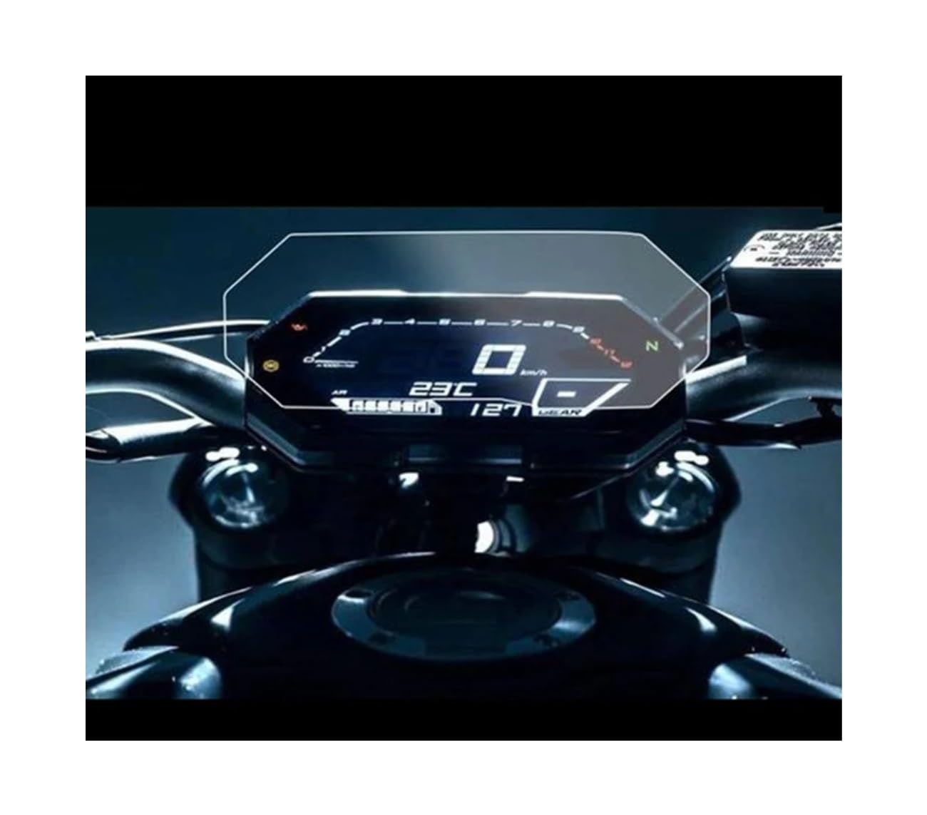 Tacho-Schutzfolie Für Yam&aha MT-07 MT07 FZ-07 FZ07 MT FZ 07 2021 Motorrad Scratch Cluster Screen Dashboard Schutz Instrument Film von RNKJFJGW