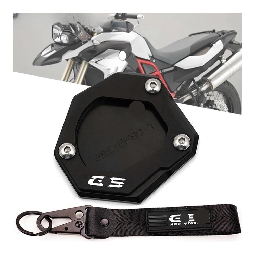 Verlängerung Platte Seite Fuß Ständer Für B&M&W F800GS F800 GS F800 GS 2008-2018 2015 Motorradzubehör CNC Seitenständer Vergrößern Platte Kickstand Erweiterung Schlüsselanhänger von RNKJFJGW