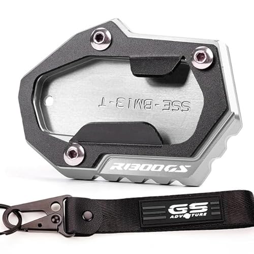 Verlängerung Platte Seite Fuß Ständer Für B&M&W R1300GS R 1300 GS R 1300GS 2024 + Zubehör Motorrad Ständer Fuß Seitenständer Verlängerungspolster Stützplatte Schlüsselanhänger von RNKJFJGW