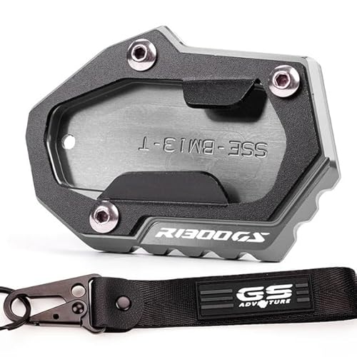 Verlängerung Platte Seite Fuß Ständer Für B&M&W R1300GS R 1300 GS R 1300GS 2024 + Zubehör Motorrad Ständer Fuß Seitenständer Verlängerungspolster Stützplatte Schlüsselanhänger von RNKJFJGW