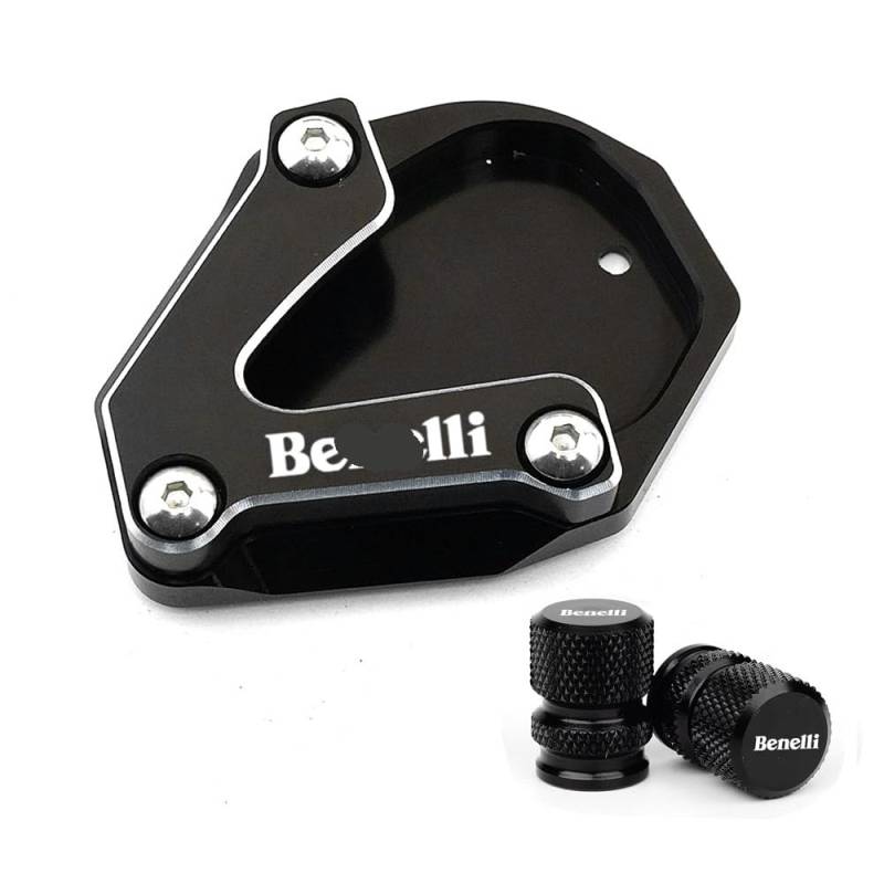 Verlängerung Platte Seite Fuß Ständer Für Ben&elli TRK502 2023 TRK 502 2022 2021 2020 Motorrad CNC Ständer Seitenständer Verlängerung Pad Stützplatte Reifen Ventilkappen von RNKJFJGW