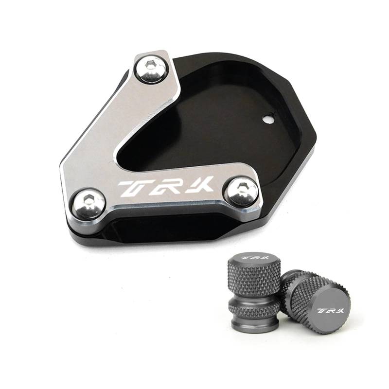 Verlängerung Platte Seite Fuß Ständer Für Ben&elli TRK502 2023 TRK 502 2022 2021 2020 Motorrad CNC Ständer Seitenständer Verlängerung Pad Stützplatte Reifen Ventilkappen von RNKJFJGW