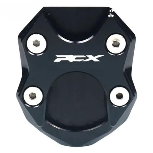 Verlängerung Platte Seite Fuß Ständer Für Ho&nda PCX125 PCX150 PCX 125 150 2018 2019 2020 2021 Motorrad CNC Ständer Fuß Seitenständer Unterstützung Erweiterung Vergrößerungspad von RNKJFJGW