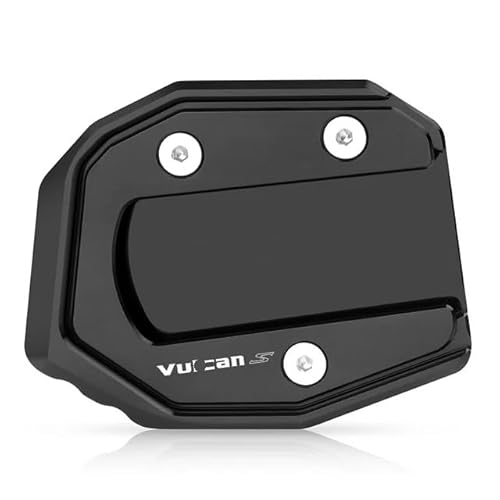 Verlängerung Platte Seite Fuß Ständer Für Kawasaki Vulcan S VN650 VN 650 2015-2023 Motorrad CNC Kickstand Fuß Seitenständer Verlängerungspolster Stützplatte Vergrößern von RNKJFJGW