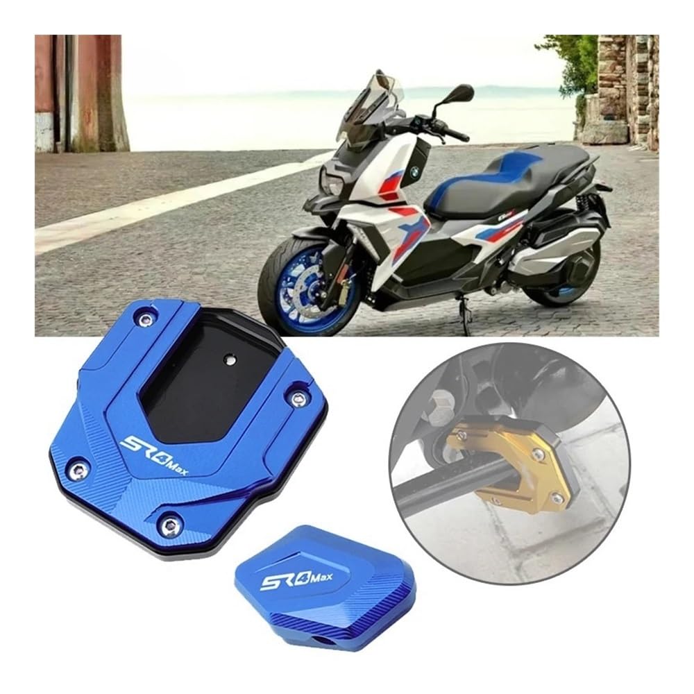 Verlängerung Platte Seite Fuß Ständer Für VOGE SR4 MAX SR4MAX 2022 2023 Motorrad CNC Zubehör Fuß Seite Stehen Hilfs Pad Kickstand Unterstützung Platte Extensio von RNKJFJGW