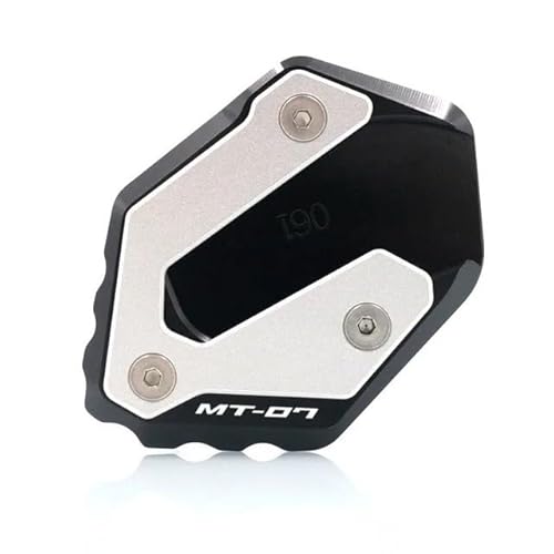 Verlängerung Platte Seite Fuß Ständer Für YAMA&HA MT-07 XSR 700 Tracer 700GT FZ07 2014-2023 Motorrad CNC Kickstand Fuß Seitenständer Verlängerungspolster Stützplatte von RNKJFJGW