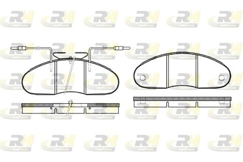 Roadhouse 2048.02-Set Bremsbeläge von ROADHOUSE