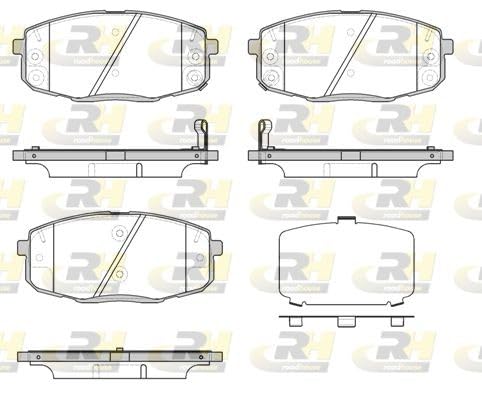 Roadhouse 21038.12-Set Bremsbeläge von ROADHOUSE