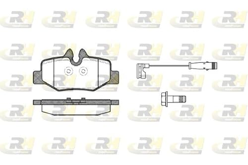 Roadhouse 21110.02-Set Bremsbeläge von ROADHOUSE