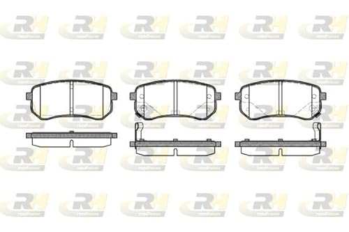 Roadhouse 21135.02-Set Bremsbeläge von ROADHOUSE