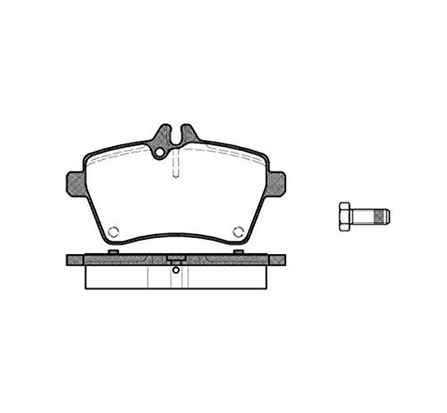 Roadhouse 21144.00-Set Bremsbeläge von ROADHOUSE