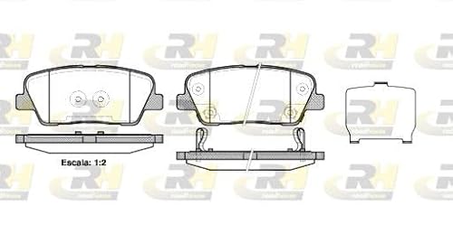 Roadhouse 21274.02-Set Bremsbeläge von ROADHOUSE