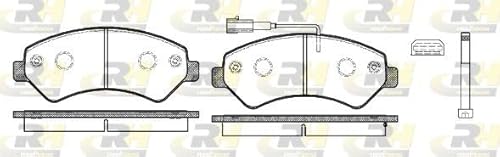 Roadhouse 21275.12-Set Bremsbeläge von ROADHOUSE