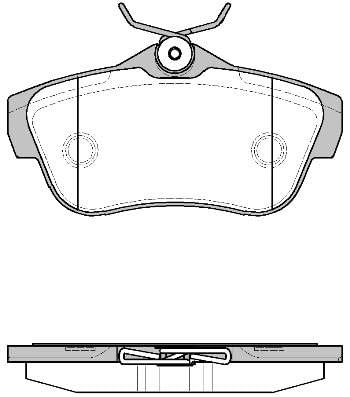 Roadhouse 21299.00-Set Bremsbeläge von ROADHOUSE