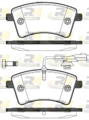 Roadhouse 21351.01-Set Bremsbeläge von ROADHOUSE