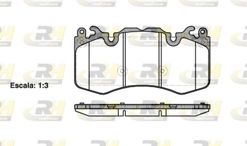 Roadhouse 21410.00-Set Bremsbeläge von ROADHOUSE