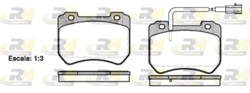 Roadhouse 21444.01-Set Bremsbeläge von ROADHOUSE