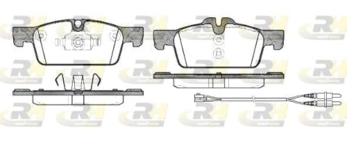 Roadhouse 21461.01-Set Bremsbeläge von ROADHOUSE