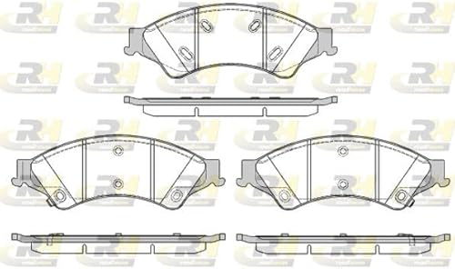 Roadhouse 21524.02-Set Bremsbeläge von ROADHOUSE