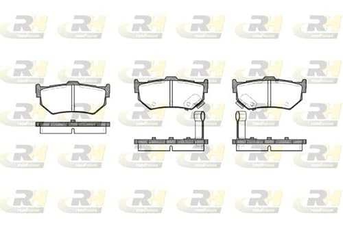 Roadhouse 2183.02-Set Bremsbeläge von ROADHOUSE