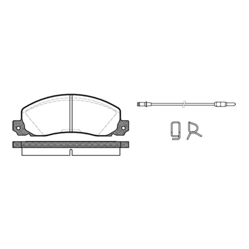 Roadhouse 2202.02-Set Bremsbeläge von ROADHOUSE