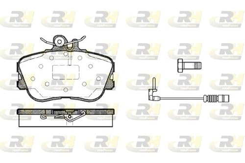 Roadhouse 2445.02-Set Bremsbeläge von ROADHOUSE