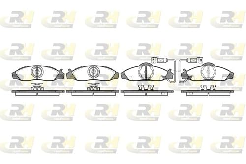 Roadhouse 2624.02-Set Bremsbeläge von ROADHOUSE