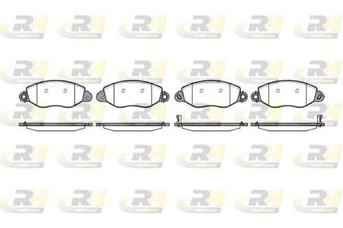 Roadhouse 2772.12-Set Bremsbeläge von ROADHOUSE