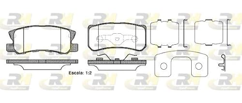 Roadhouse 2803.22-Set Bremsbeläge von ROADHOUSE