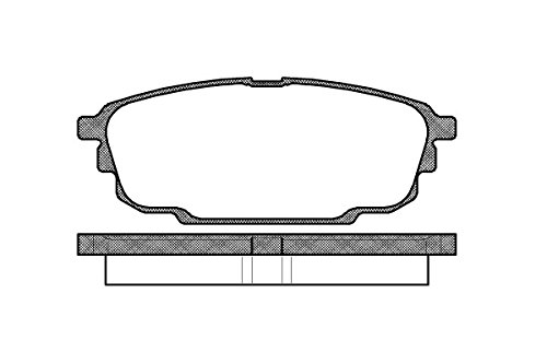 Roadhouse 2851.00-Set Bremsbeläge von ROADHOUSE