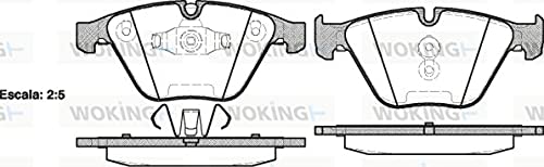 Roadhouse 2857.10-Set Bremsbeläge von ROADHOUSE