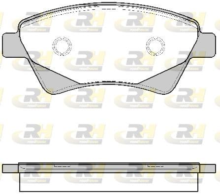 Roadhouse 2976.20-Set Bremsbeläge von ROADHOUSE