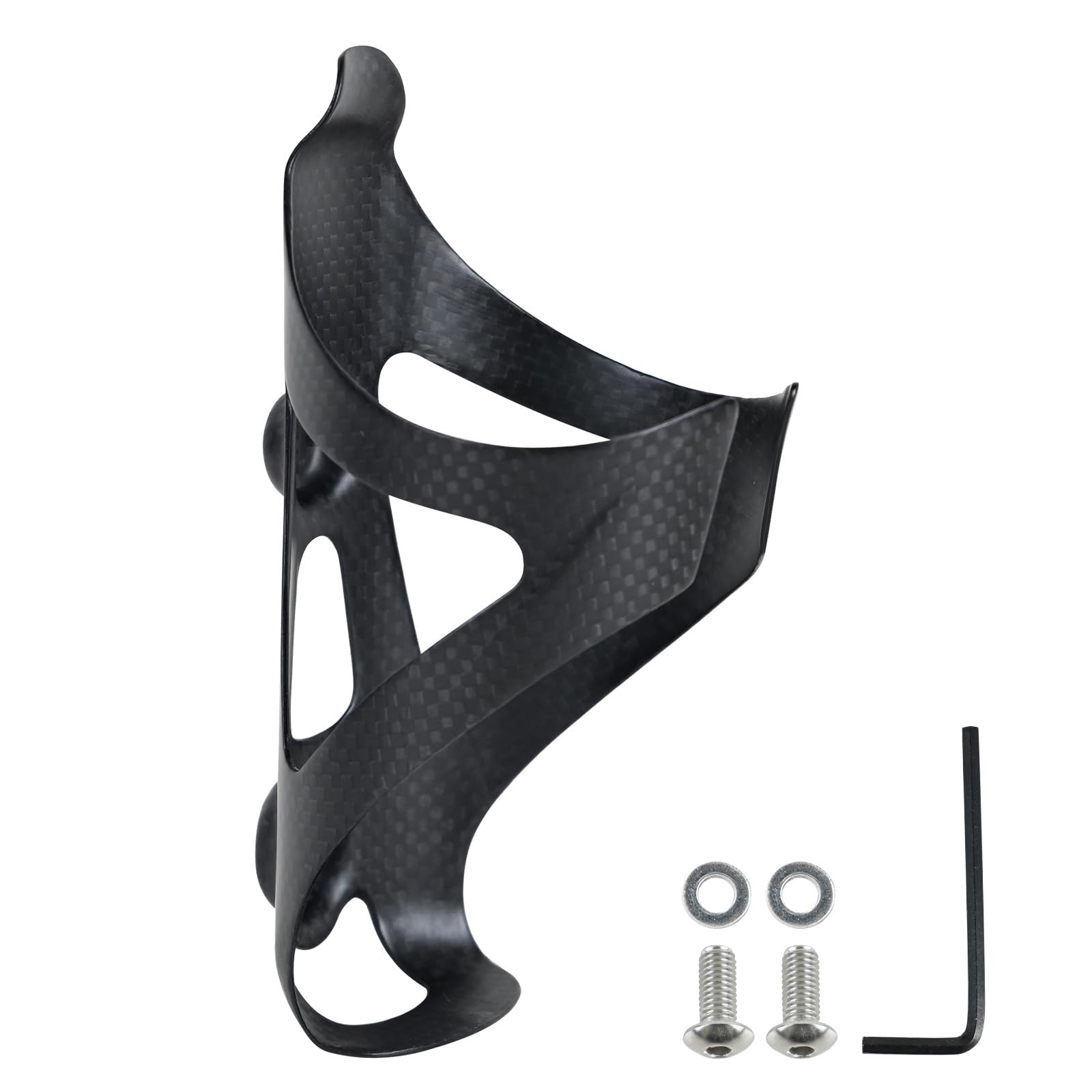 ROADNADO Flaschenhalter Fahrrad Carbon, Carbon Fahrrad Flaschenhalter MTB Flasche Flaschenhalter Ultraleichter Und Stark Bottle Cages Für Wasserkocher 72-74mm Durchmesser Für Rennrad MTB Fahrrad von ROADNADO