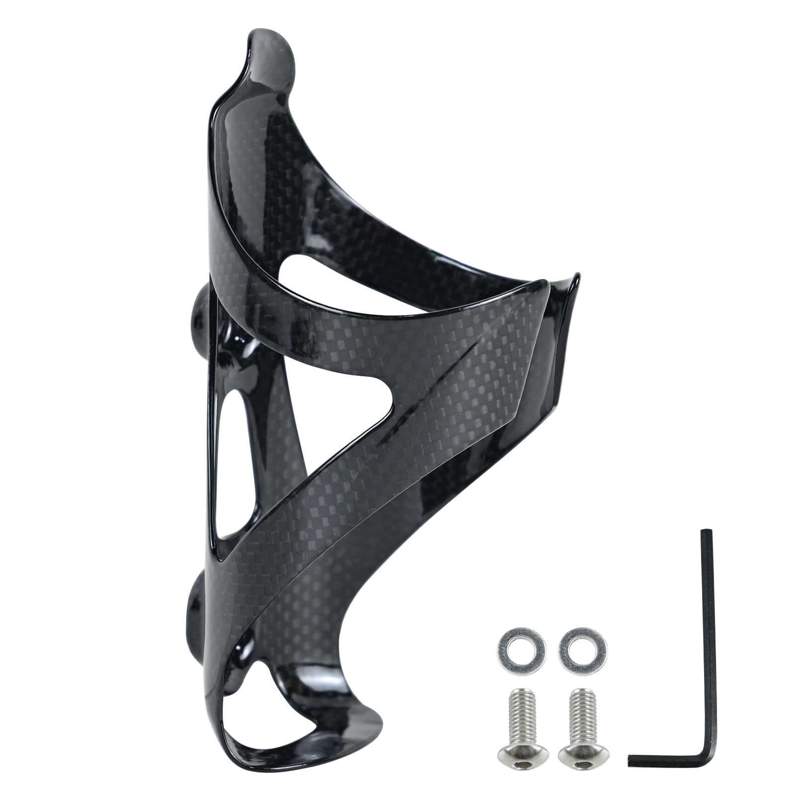 ROADNADO Flaschenhalter Fahrrad, Carbon Fahrrad Flaschenhalter MTB Flasche Flaschenhalter Ultraleichter Und Stark Bottle Cages Für Wasserkocher 72-74mm Durchmesser Für Rennrad MTB Fahrrad von ROADNADO