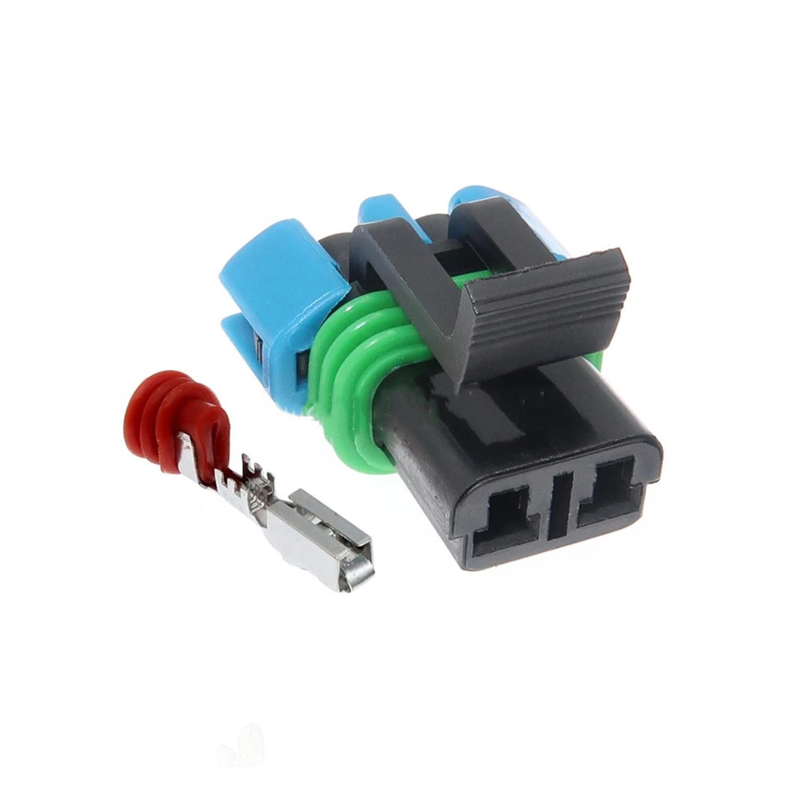 ROBAUN 1 Set 2 Pin 15300002 15300027 Auto Klimaanlage Kompressor Stecker R90P R90T Öl-Wasser Separator Heizung Induktion Stecker(1 Set Female) von ROBAUN