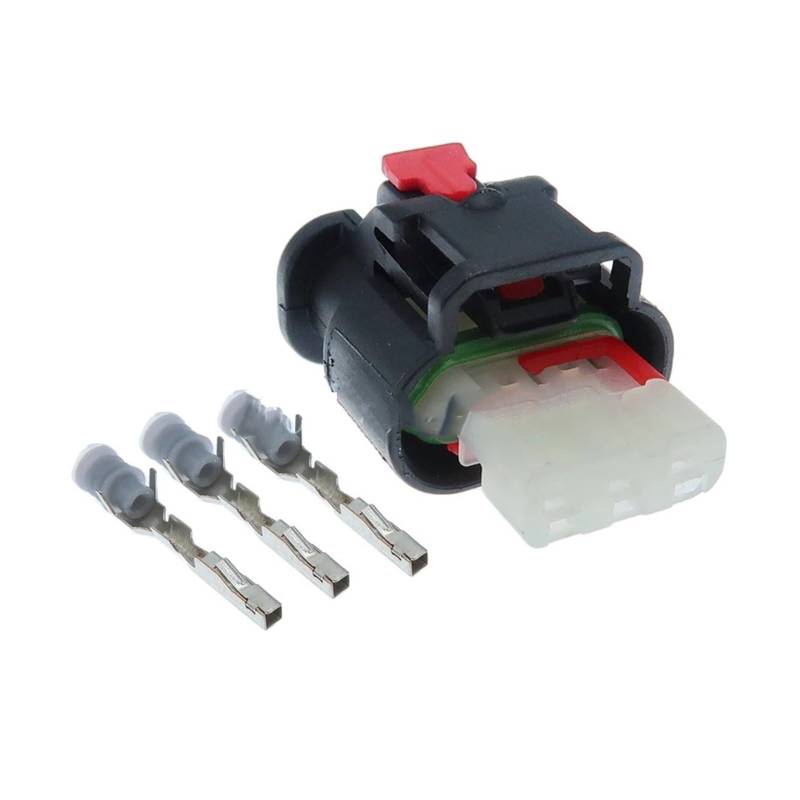 ROBAUN 1 Set 3 Pin 1488991-6 1488991-2 1488991 Auto Motor Sensor Draht Kabel Buchse for Automotive Umkehr stecker(1 Set female) von ROBAUN