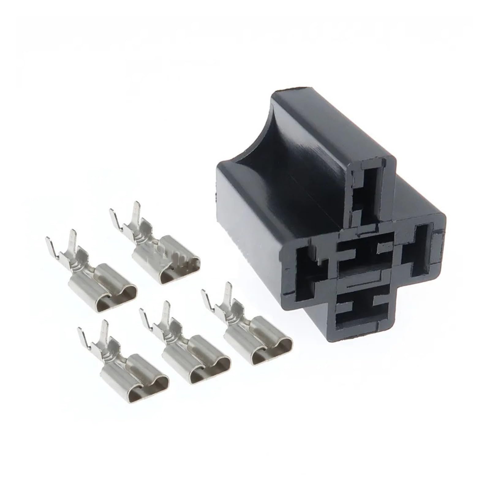 ROBAUN 1 Set 5 Pin Relais Halter Relais Stecker AMP Automotive Elektrische Verkabelung Buchse mit Klemmen(1 Set female) von ROBAUN