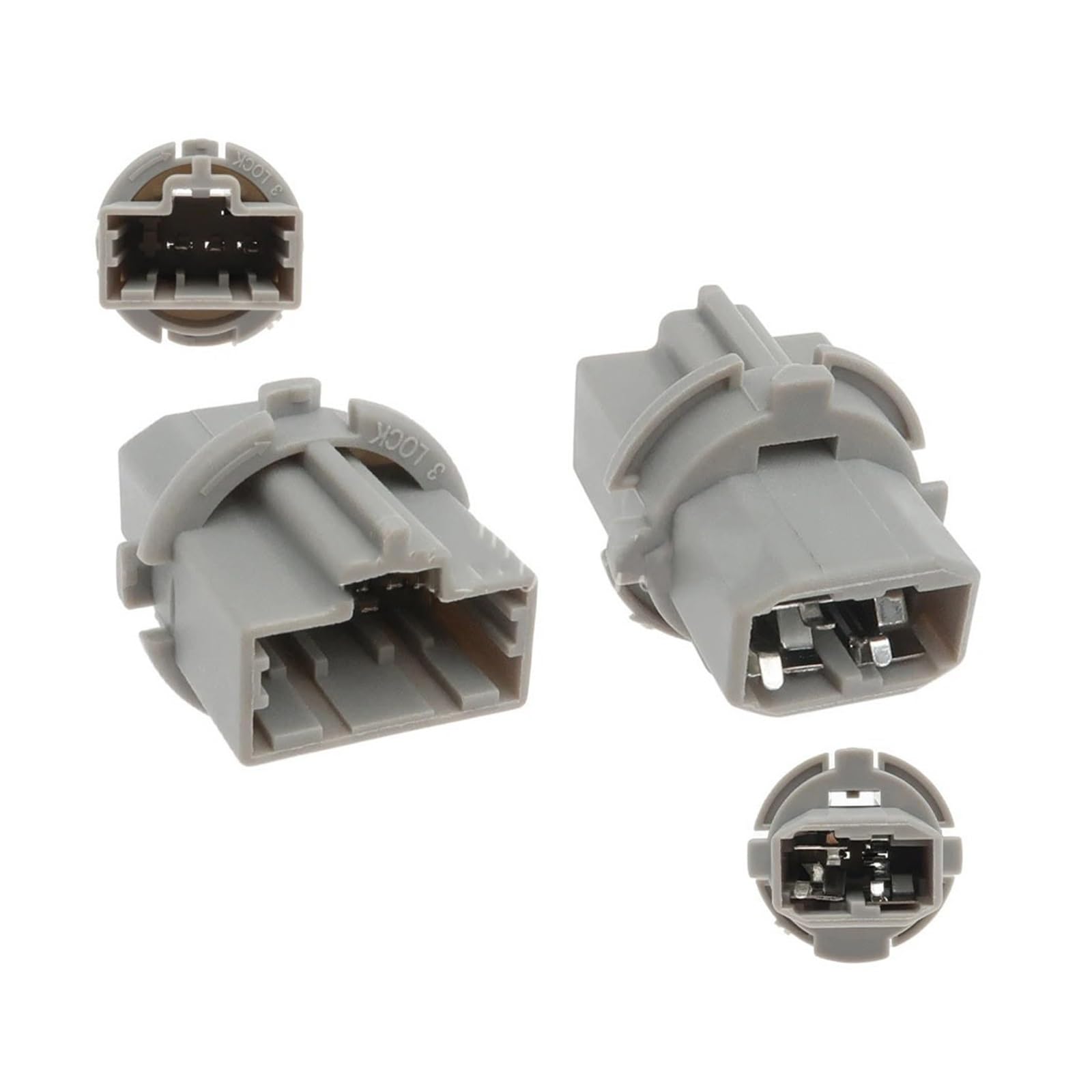 ROBAUN 1 Set G14S513E7 Auto Schwanz Bremse Lampe Stecker Rücklicht Sockel Halter G14S-51-3E7 for 3 04-13 CX-5 13-16(Female 20cm Wires) von ROBAUN