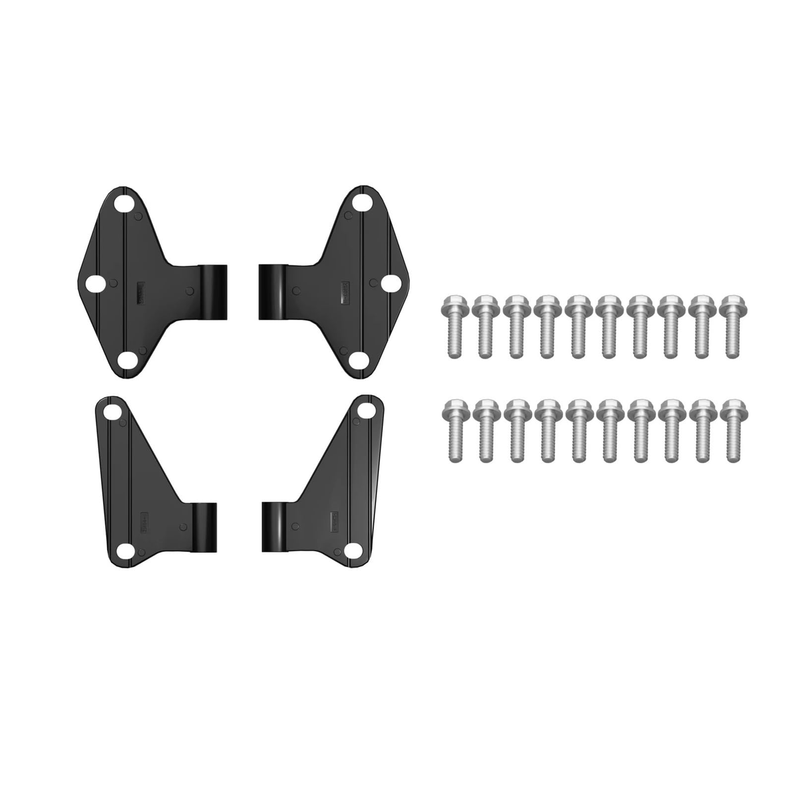 ROBAUN Türscharnier-Set for Außen- und Innenscharniere, passend for 2007–2018 JK JKU Sport X Unlimited 2/4-Türer(Interior-2 Door) von ROBAUN