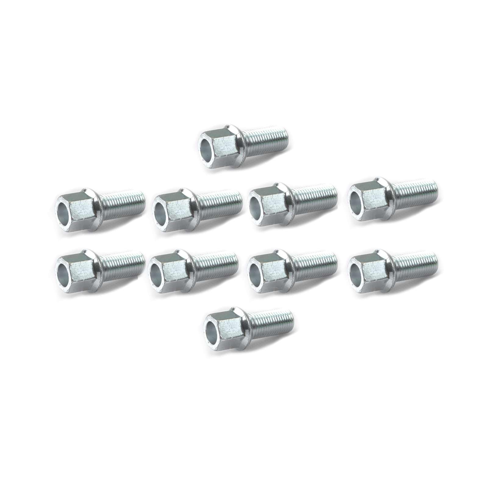 ROBUST 10x Radschrauben Radbolzen M14x1,5 mm für Audi A2 A3 A4 TT Seat Ibiza Leon Skoda Fabia Octavia Superb Volkswagen Arteon Caddy Golf Polo Touran T-Roc 431601139A 8D0601139A von ROBUST CAR PARTS