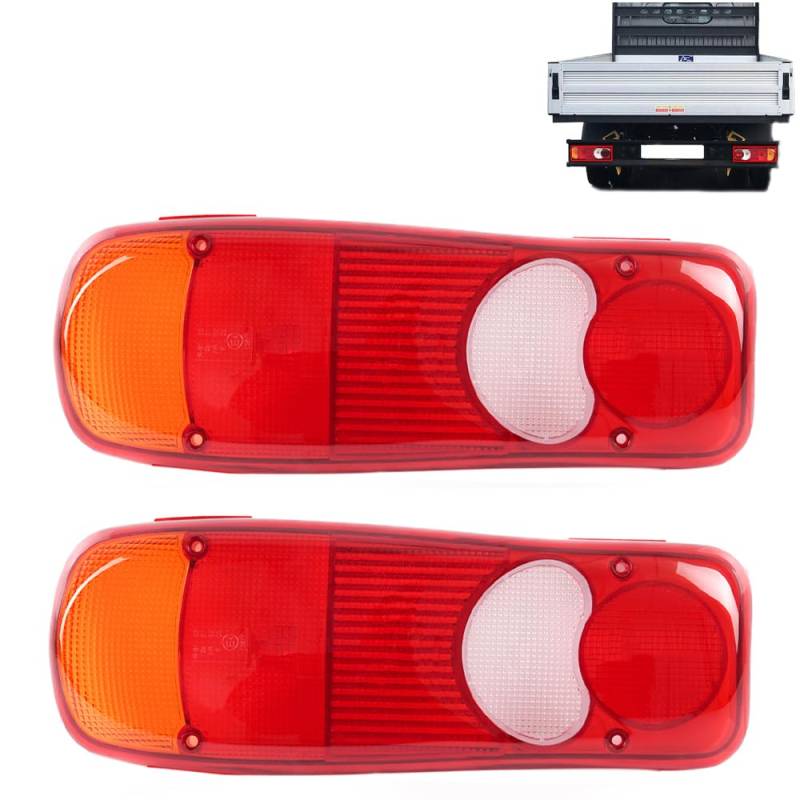 ROBUST 2x Lichtscheibe Glas Heckleuchte für Nissan Cabstar Renault Trafic Master Opel Movano 1451482 20745060 von ROBUST CAR PARTS