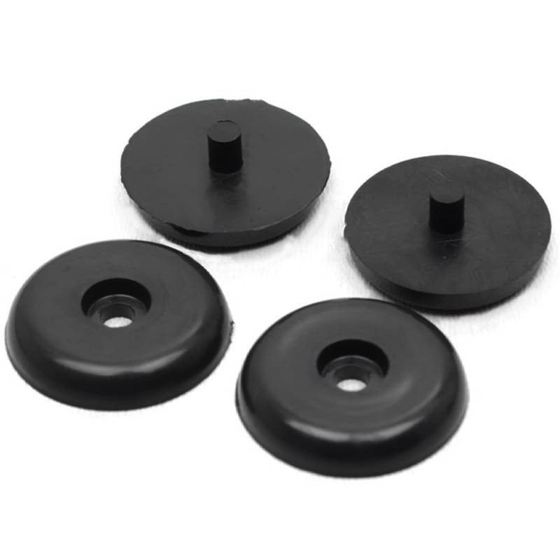 ROBUST 2x Stopper Sicherheitsgurt Kunststoff Black für Universal von ROBUST CAR PARTS