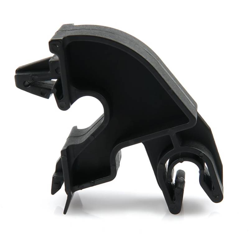 ROBUST CAR PARTS Clip Klammer Halter Motorhaube für Opel Corsa C, Combo C, Meriva A, Tigra Twintop - Schwarz, Kunststoff, Front-Oberseite von ROBUST CAR PARTS